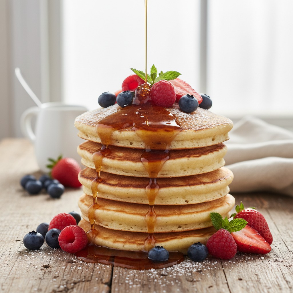 Mary's Fluffy Buttermilk Pancakes