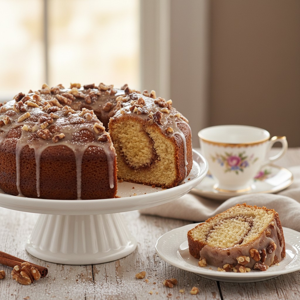 Classic Walnut Coffee Cake